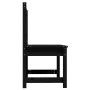 Solid black pine wood garden bench 109 cm by vidaXL, garden benches - Ref: Foro24-824036, Price: 68,61 €, Discount: %
