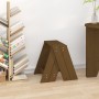 2 solid pine wood stools honey brown 40x40x45 cm by vidaXL, Folding stools and chairs - Ref: Foro24-823662, Price: 31,44 €, D...