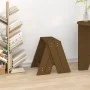 2 solid pine wood stools honey brown 40x40x45 cm by vidaXL, Folding stools and chairs - Ref: Foro24-823662, Price: 31,44 €, D...