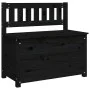 Banco de madera maciza de pino negro 80x41x77 cm de vidaXL, Bancos - Ref: Foro24-823553, Precio: 104,42 €, Descuento: %
