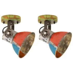 Industrial ceiling/wall lamps 2 units recycled E27 17x24 cm by vidaXL, Lamps - Ref: Foro24-344391, Price: 60,14 €, Discount: %