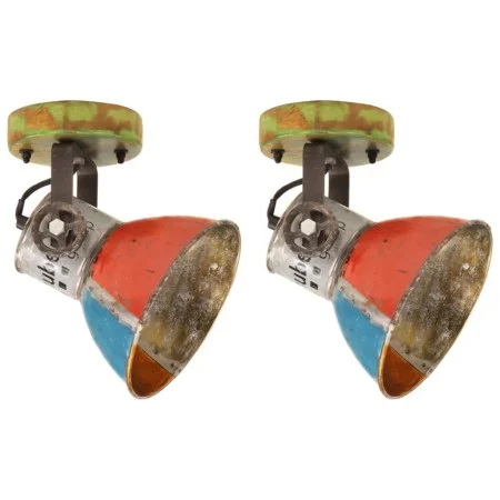 Industrial ceiling/wall lamps 2 units recycled E27 17x24 cm by vidaXL, Lamps - Ref: Foro24-344391, Price: 60,14 €, Discount: %