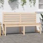 Banco de jardín madera maciza pino 157,5 cm de vidaXL, Bancos de jardín - Ref: Foro24-824039, Precio: 101,60 €, Descuento: %