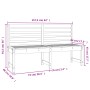 Gartenbank aus massivem Kiefernholz, 157,5 cm von vidaXL, Gartenbänke - Ref: Foro24-824039, Preis: 102,93 €, Rabatt: %