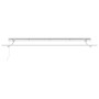 Toldo Retráctil Rojo y Blanco 400 x 200 cm Poliéster y Aluminio