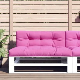 Cojines para sofá de palets 2 piezas tela rosa de vidaXL, Cojines para sillas y sofás - Ref: Foro24-360753, Precio: 99,44 €, ...