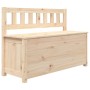 Banco de madera maciza de pino 110x41x76,5 cm de vidaXL, Bancos - Ref: Foro24-823554, Precio: 116,23 €, Descuento: %