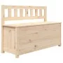 Bank aus massivem Kiefernholz, 110 x 41 x 76,5 cm von vidaXL, Banken - Ref: Foro24-823554, Preis: 107,74 €, Rabatt: %