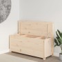 Banco de madera maciza de pino 110x41x76,5 cm de vidaXL, Bancos - Ref: Foro24-823554, Precio: 116,23 €, Descuento: %