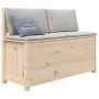 Banco de madera maciza de pino 110x41x76,5 cm de vidaXL, Bancos - Ref: Foro24-823554, Precio: 116,23 €, Descuento: %