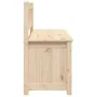 Bank aus massivem Kiefernholz, 110 x 41 x 76,5 cm von vidaXL, Banken - Ref: Foro24-823554, Preis: 107,74 €, Rabatt: %
