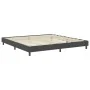 Cama box spring tela gris oscuro 200x200 cm de vidaXL, Camas y somieres - Ref: Foro24-3054715, Precio: 790,55 €, Descuento: %