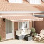 Toldo Retráctil Multicolor 400 x 200 cm Poliéster y Aluminio