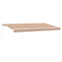 Toldo Retráctil Multicolor 400 x 200 cm Poliéster y Aluminio