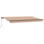 Toldo Retráctil Multicolor 400 x 200 cm Poliéster y Aluminio