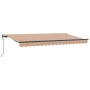 Toldo Retráctil Multicolor 400 x 200 cm Poliéster y Aluminio