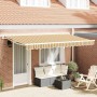 Toldo Retráctil Manual Rayas Multicolor 400x200 cm tela