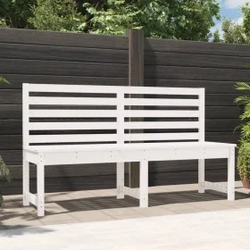 Gartenbank aus massivem weißem Kiefernholz 157,5 cm von vidaXL, Gartenbänke - Ref: Foro24-824040, Preis: 142,62 €, Rabatt: %