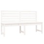 Garden bench solid white pine wood 157.5 cm by vidaXL, garden benches - Ref: Foro24-824040, Price: 144,86 €, Discount: %