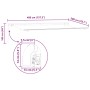 Toldo Retráctil Multicolor 400 x 200 cm Poliéster y Aluminio