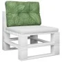Palettenkissen Stoff Blattdruck 60x40x12 cm von vidaXL, Kissen für Stühle und Sofas - Ref: Foro24-360576, Preis: 23,55 €, Rab...