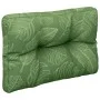 Cushion for pallets, leaf print fabric, 60x40x12 cm by vidaXL, Cushions for chairs and sofas - Ref: Foro24-360576, Price: 21,...