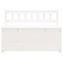 Banco de madera maciza de pino blanco 110x41x76,5 cm de vidaXL, Bancos - Ref: Foro24-823555, Precio: 129,23 €, Descuento: %