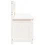 Banco de madera maciza de pino blanco 110x41x76,5 cm de vidaXL, Bancos - Ref: Foro24-823555, Precio: 139,92 €, Descuento: %