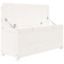 Bank aus massivem weißem Kiefernholz, 110 x 41 x 76,5 cm von vidaXL, Banken - Ref: Foro24-823555, Preis: 142,21 €, Rabatt: %