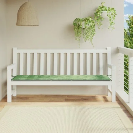 Gartenbankkissen, Stoff mit Blattdruck, 200 x 50 x 3 cm von vidaXL, Kissen für Stühle und Sofas - Ref: Foro24-361205, Preis: ...