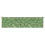 Garden bench cushion leaf print fabric 200x50x3 cm by vidaXL, Cushions for chairs and sofas - Ref: Foro24-361205, Price: 35,9...