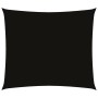Toldo de vela rectangular tela Oxford negro 2,5x3 m