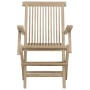 Klappbare Gartenstühle 2 Stk. massives Teakholz 56x61x89 cm von vidaXL, Gartenstühle - Ref: Foro24-362764, Preis: 179,41 €, R...