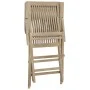 Klappbare Gartenstühle 2 Stk. massives Teakholz 56x61x89 cm von vidaXL, Gartenstühle - Ref: Foro24-362764, Preis: 176,38 €, R...