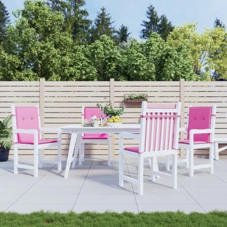 Cojines para silla con respaldo bajo 4 uds tela rosa de vidaXL, Cojines para sillas y sofás - Ref: Foro24-361335, Precio: 64,...