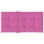 Stuhlkissen mit niedriger Rückenlehne, 4 Stück, rosa Stoff von vidaXL, Kissen für Stühle und Sofas - Ref: Foro24-361335, Prei...