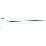 Toldo Retráctil Blanco 400 x 200 cm Poliéster y Aluminio