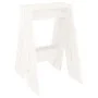 Stools 2 units solid white pine wood 40x40x60 cm by vidaXL, Folding stools and chairs - Ref: Foro24-823665, Price: 48,47 €, D...