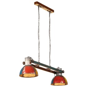 Lámpara colgante industrial multicolor E27 25 W 111 cm