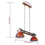 Multicolor industrial pendant lamp E27 25 W 111 cm by vidaXL, Lamps - Ref: Foro24-344394, Price: 118,77 €, Discount: %