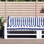 Cojines para palés 3 piezas tela a rayas azul y blanco by vidaXL, Cushions for chairs and sofas - Ref: Foro24-360770, Price: ...
