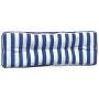 Cojines para palés 3 piezas tela a rayas azul y blanco by vidaXL, Cushions for chairs and sofas - Ref: Foro24-360770, Price: ...