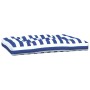 Cojines para palés 3 piezas tela a rayas azul y blanco by vidaXL, Cushions for chairs and sofas - Ref: Foro24-360770, Price: ...
