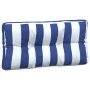 Cojines para palés 3 piezas tela a rayas azul y blanco by vidaXL, Cushions for chairs and sofas - Ref: Foro24-360770, Price: ...