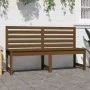 Garden bench solid pine wood honey brown 157.5 cm by vidaXL, garden benches - Ref: Foro24-824042, Price: 101,28 €, Discount: %