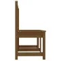 Garden bench solid pine wood honey brown 157.5 cm by vidaXL, garden benches - Ref: Foro24-824042, Price: 101,28 €, Discount: %