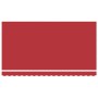 Toldo Retráctil Rojo 400 x 200 cm Poliéster y Aluminio
