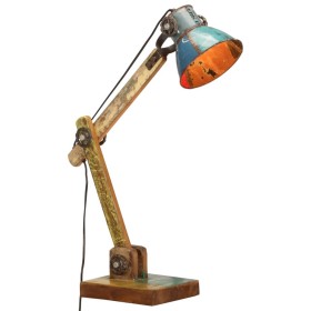 Lámpara escritorio industrial redonda multicolor E27 23x18x95cm