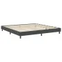 Cama box spring tela gris oscuro 200x200 cm de vidaXL, Camas y somieres - Ref: Foro24-3054711, Precio: 764,42 €, Descuento: %