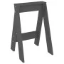 Stools 2 units solid gray pine wood 40x40x60 cm by vidaXL, Folding stools and chairs - Ref: Foro24-823666, Price: 38,27 €, Di...